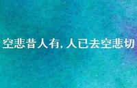 人已去空悲切【精品文案100句】 人已去空悲切【精品文案100句】