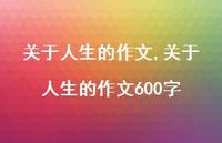 关于人生的作文600字【100句文案精选】 关于人生的作文600字【100句文案精选】