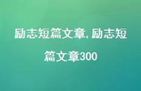 励志短篇文章300【精品文案100句】