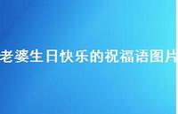 老婆生日快乐的祝福语图片合集64句精选 老婆生日快乐的祝福语图片合集64句精选