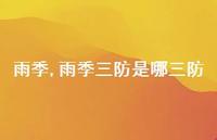 雨季三防是哪三防【精品文案100句】