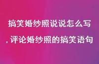 评论婚纱照的搞笑语句(100句) 评论婚纱照的搞笑语句(100句)