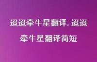 迢迢牵牛星翻译简短【100句文案精选】