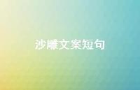 沙雕文案短句43句汇总 沙雕文案短句43句汇总