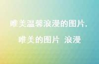 唯美的图片 浪漫(100句)