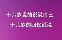 十六岁的回忆说说(100句) 十六岁的回忆说说(100句)