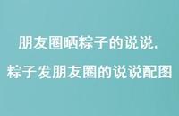 粽子发朋友圈的说说配图【精选100句】