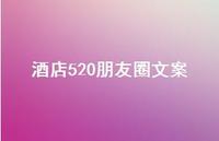 酒店520朋友圈文案【100句精选短句合集】