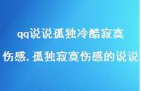 孤独寂寞伤感的说说【精选100句】 孤独寂寞伤感的说说【精选100句】