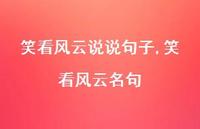 笑看风云名句(100句)