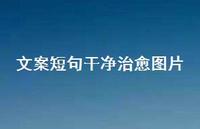 文案短句干净治好图片69句汇总