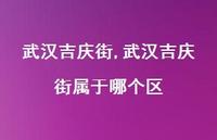 武汉吉庆街属于哪个区【100句文案精选】