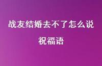 战友结婚去不了怎么说祝福语合集39句精选