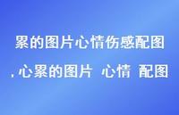 心累的图片 心情 配图(100句)