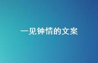 一见钟情的文案【100句精选短句合集】 一见钟情的文案【100句精选短句合集】