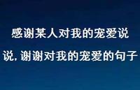 谢谢对我的宠爱的句子(100句) 谢谢对我的宠爱的句子(100句)