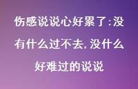 没什么好难过的说说(100句) 没什么好难过的说说(100句)