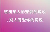别人宠爱你的说说(100句)