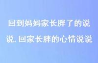 回家长胖的心情说说(100句)