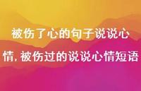 被伤过的说说心情短语(100句) 被伤过的说说心情短语(100句)