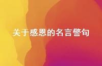 关于感恩的名言警句(精选67句) 关于感恩的名言警句(精选67句)