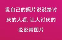 让人讨厌的说说带图片(100句)