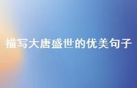 描写大唐盛世的优美句子(精选47句)