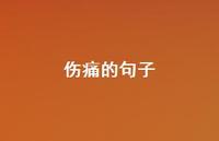 伤痛的句子73句汇总 伤痛的句子73句汇总