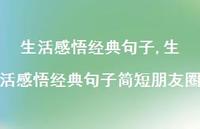 生活感悟经典句子简短朋友圈【100句文案】 生活感悟经典句子简短朋友圈【100句文案】