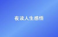 夜读人生感悟【100句精选短句合集】