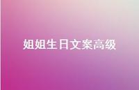 姐姐生日文案高级【100句精选短句合集】