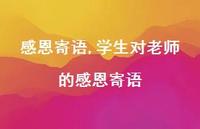 学生对老师的感恩寄语【100句文案精选】 学生对老师的感恩寄语【100句文案精选】
