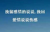 挽回爱情说说伤感【精选100句】 挽回爱情说说伤感【精选100句】