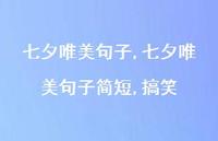 七夕唯美句子简短,搞笑【100句文案精选】 七夕唯美句子简短,搞笑【100句文案精选】