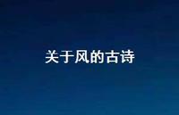 关于风的古诗44句汇总