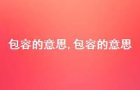 包容的意思【精选100句】
