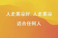 人走茶凉适合任何人【精品文案100句】