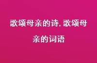 歌颂母亲的词语【100句文案精选】