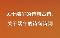 关于端午的诗句诗词【精品文案100句】