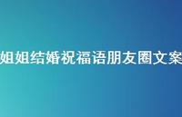 姐姐结婚祝福语朋友圈文案合集62句精选 姐姐结婚祝福语朋友圈文案合集62句精选