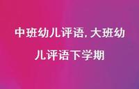 大班幼儿评语下学期【100句文案精选】