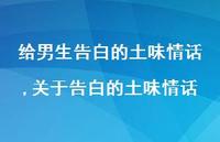 关于告白的土味情话(100句) 关于告白的土味情话(100句)