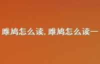 雎鸠怎么读一【100句文案精选】