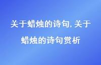 关于蜡烛的诗句赏析【100句文案精选】