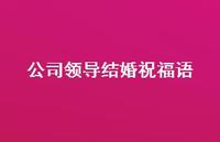 公司领导结婚祝福语合集64句精选