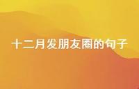 十二月发朋友圈的句子64句汇总