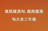 既然就造句大全三年级【100句文案精选】 既然就造句大全三年级【100句文案精选】