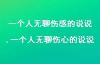 一个人无聊伤心的说说(100句) 一个人无聊伤心的说说(100句)
