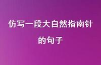 仿写一段大自然指南针的句子【100句精选短句合集】
