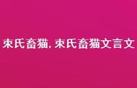 束氏畜猫文言文【100句文案精选】 束氏畜猫文言文【100句文案精选】